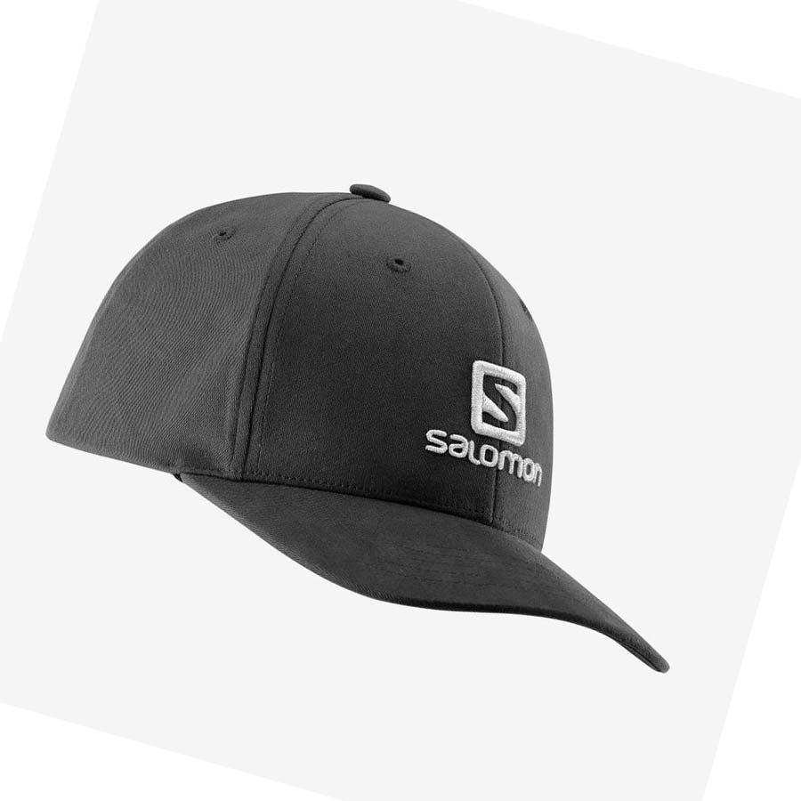 Sombreros Salomon SALOMON LOGO Hombre Negros | MX 2986ZUT